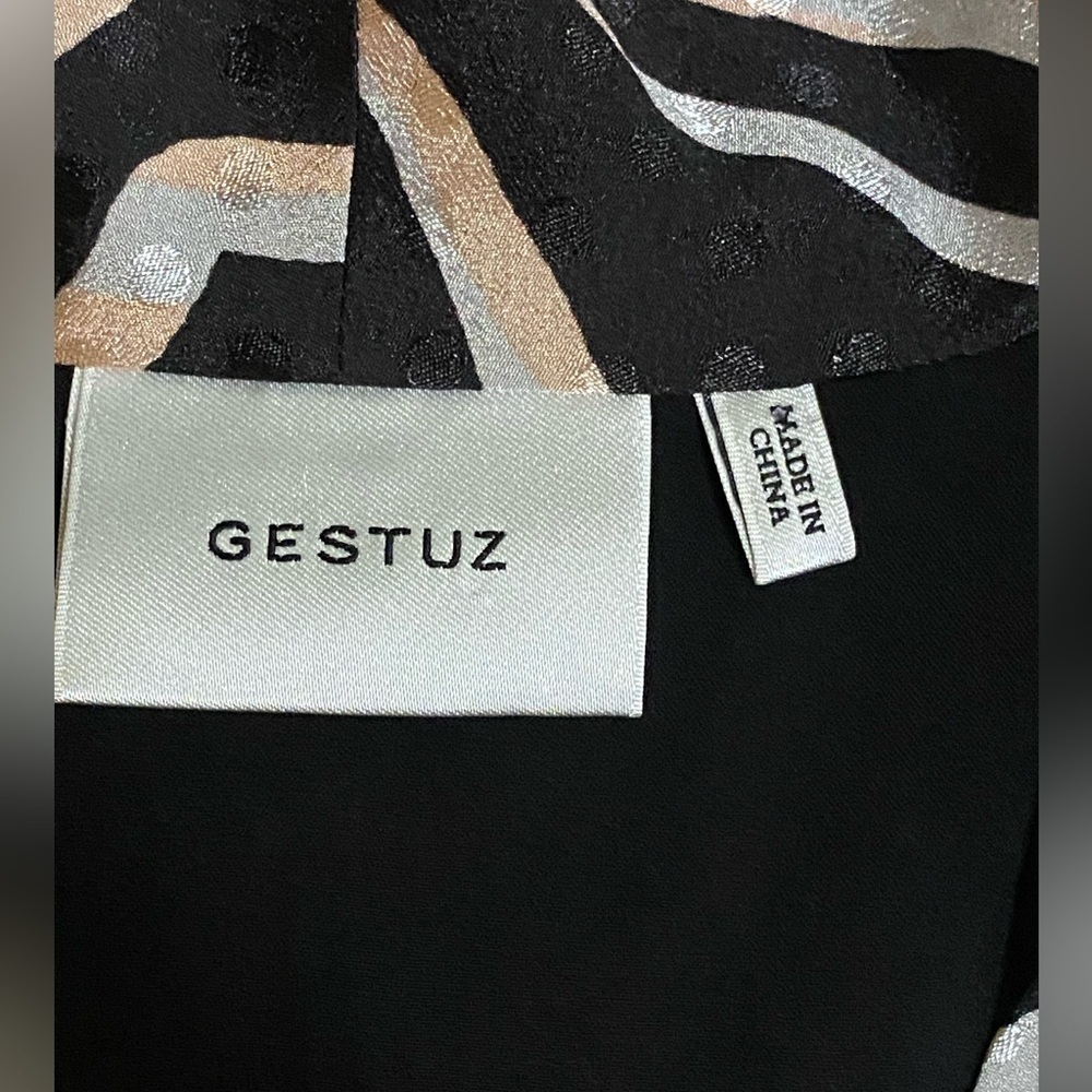 GESTUZ Fei Satin Jacquard Mini Dress size 40 US 8 - Picture 7 of 12